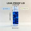 1PC Blue Scale Texture Abstract Print 750ml Color Plastic Sports Water Bottle Leakproof Flip Straw Lid Suitable for Sports Office Home Use
