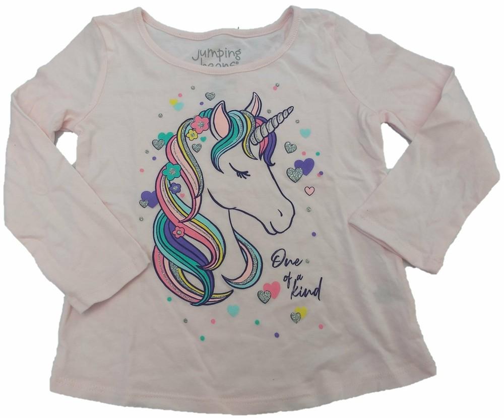 Unicorn One of A Kind Girls Jumping Beans T-Shirt (Pink) Unisex T-Shirt S