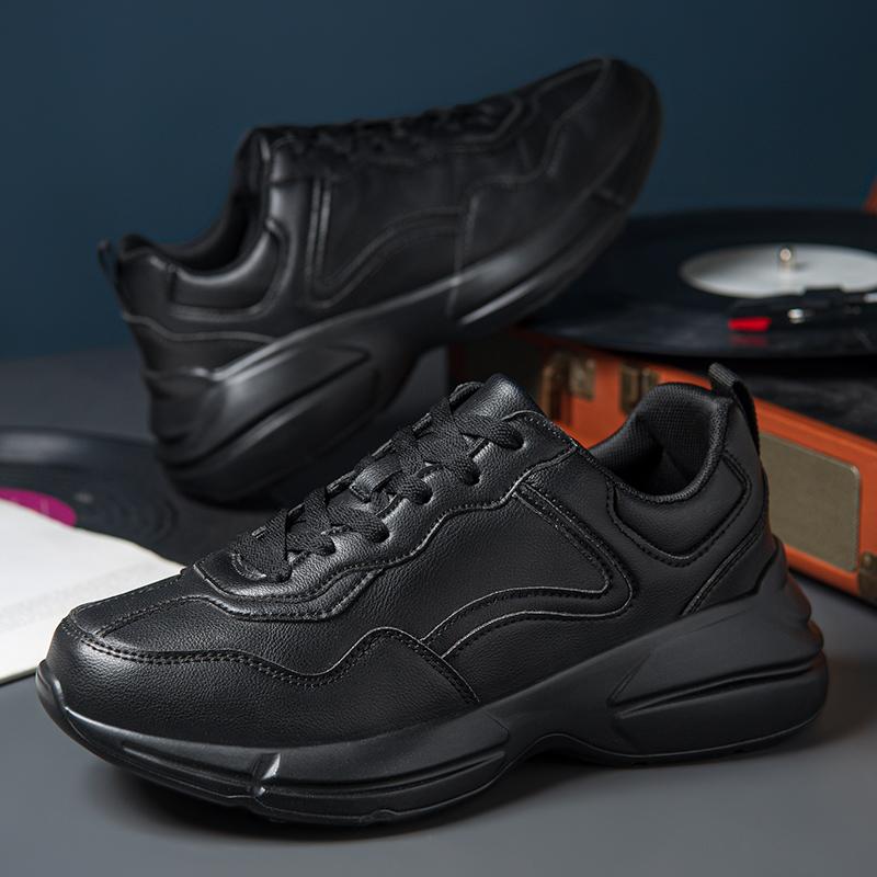 Fashion Designer Mens Women Luxury Chunky Casual 2024 Shoes Brand Leather Platform Sneakers for Men Girls Boys Tennis Tennis Original