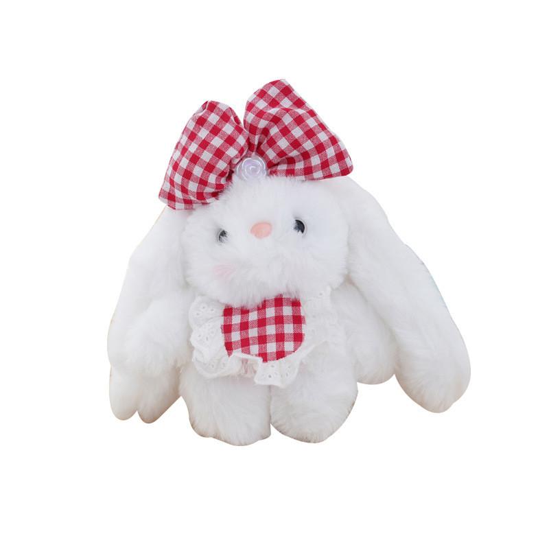 Plush Bunny Keychain With Cartoon Design For Women And Men Gift