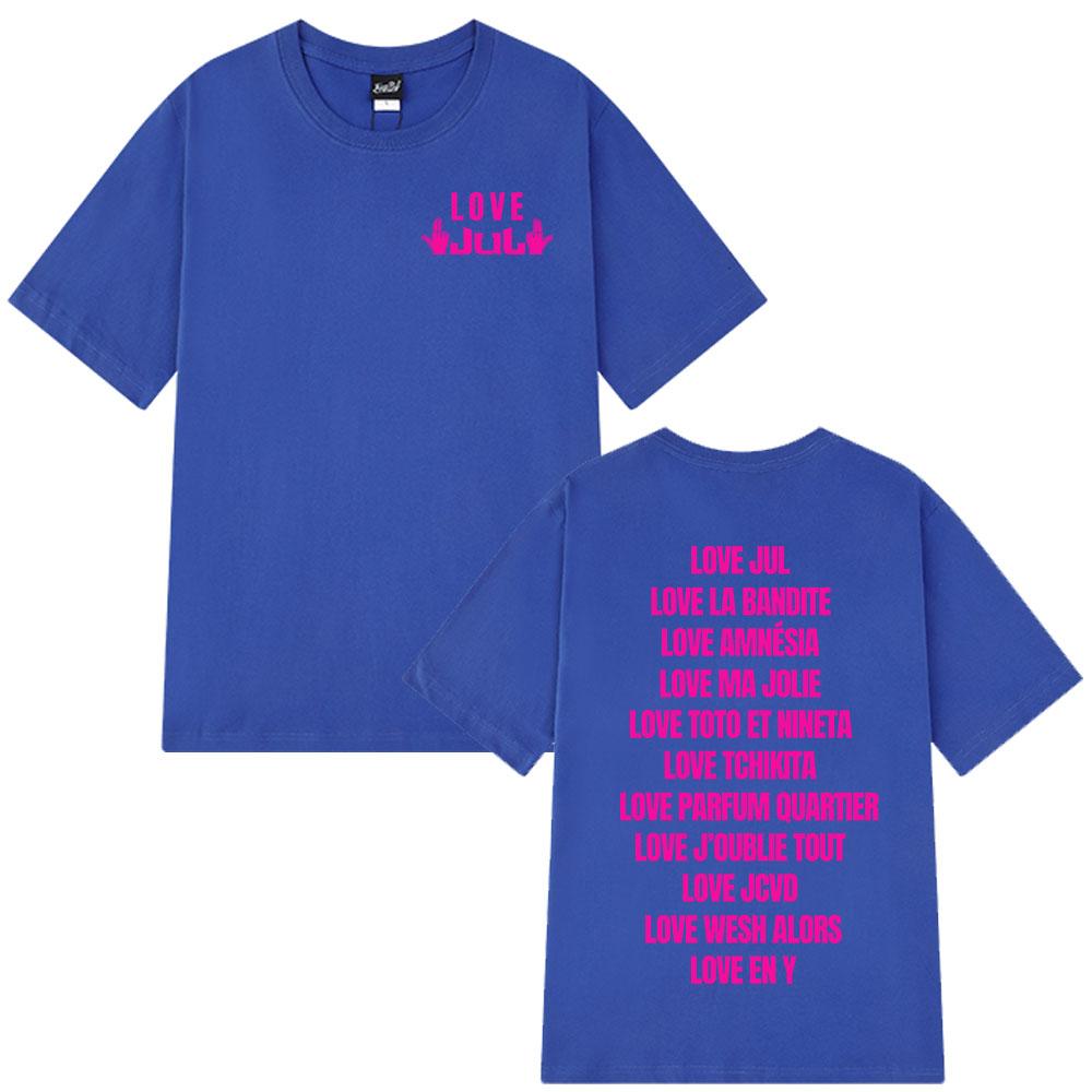 Rapper Love Jul Tshirt Unisex Women Clothing Fashion Hip Hop Tshirt Casual Cotton Short Sleeve Oversized Tops Streetwear Unisex