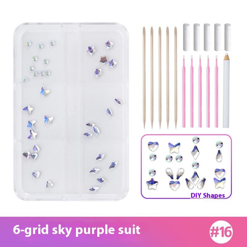 1 Set Dental Tooth Gems Crystal Diamond Heart Round Shaped Ornament Diy Tools Various Shapes Color Teeth Jewelry Denture