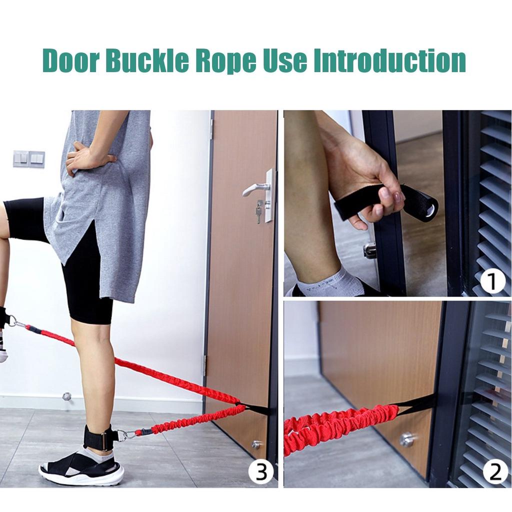 Buy 30/40LB Leg Resistance Band Pull Rope Exercise Training Expander ...