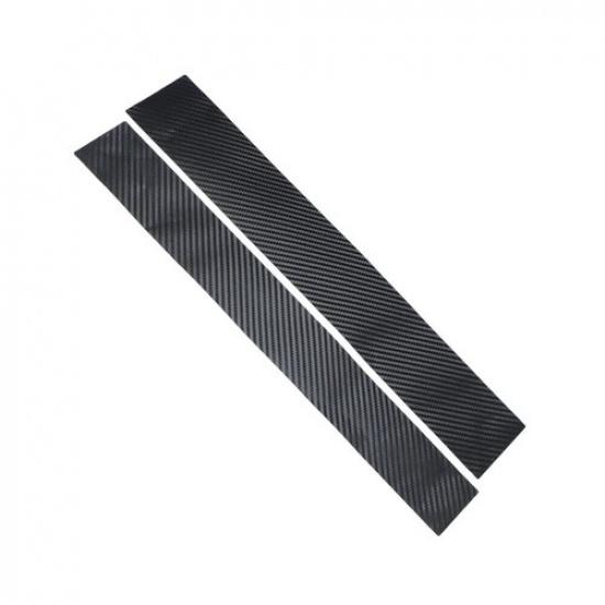 Truck Rear Middle Window Sticker Cover Trim For Dodge Ram 1500 11+ Carbon Fiber