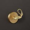 Leaf Ginkgo Brass Angel Bird Dragonfly Wall Hook With Adhesive For Door Decor