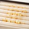 New 25Pcs/Set Vintage Gold Color Butterfly Ring Set Hollow Heart Imitation Pearl Zircon Rings Fashion Finger Jewelry Accessories