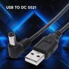 Quality USB to DC5.5 x 2.1mm Power Cord Charging Cable for Electronic Keyboard, LED Light , 5V Voltage Device