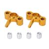 2Pcs Aluminum Alloy Steering Knuckles Hub Carrier Steering Block for JLB 1 10 RC Car Upgrade Parts