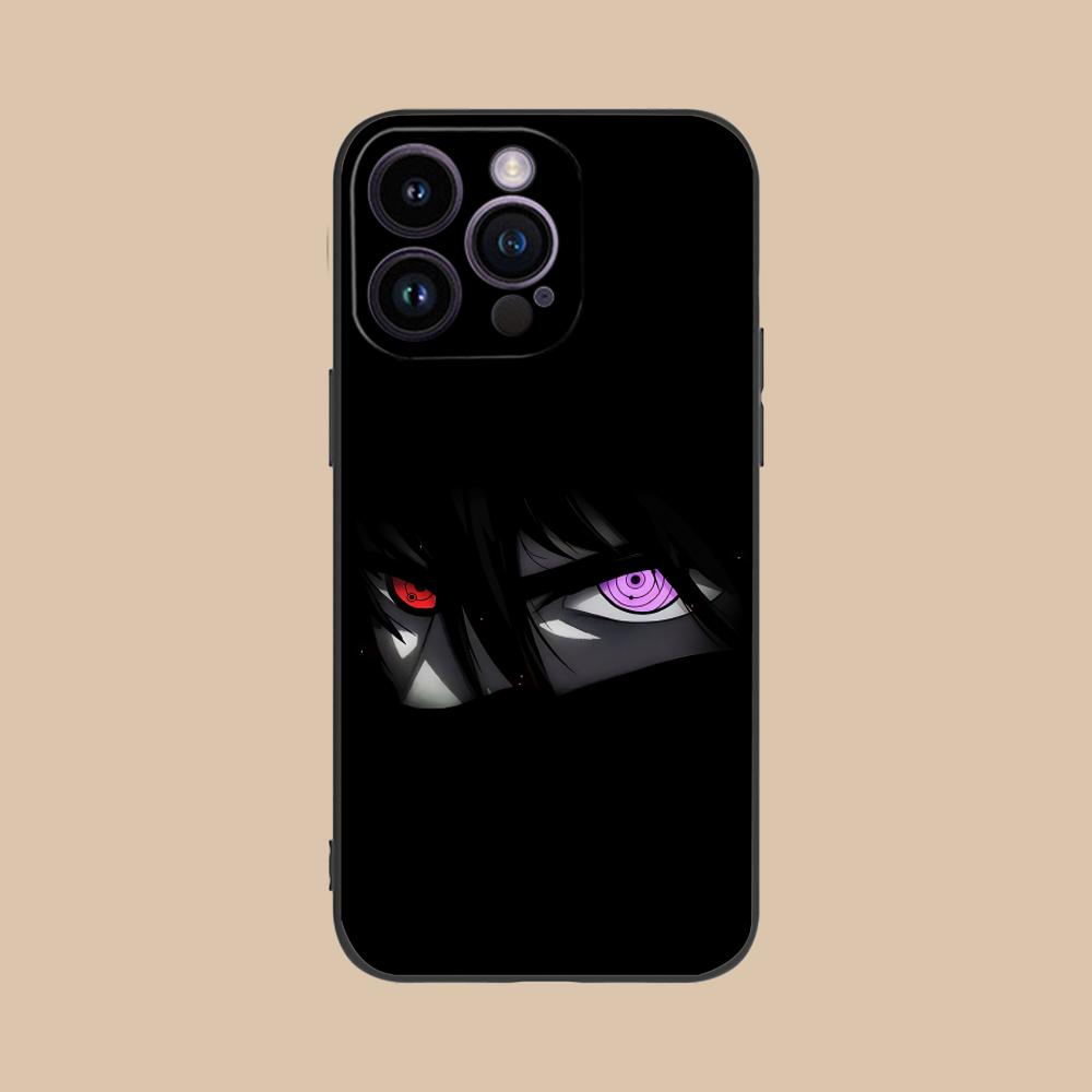 Anime Eyes Phone Case for iPhone 17 16 15 14 13 12 11 X XR XS 8 7 Air Pro Max Plus Mini Soft TPU Shockproof Cover
