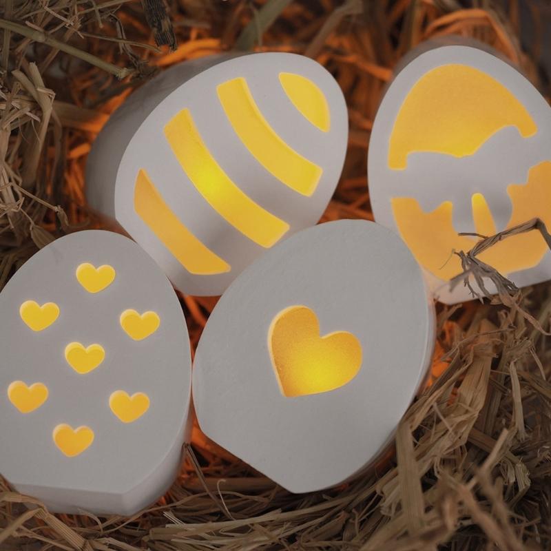 Unique Designs Eggs Mould Flexible Silicone Materials for Epoxy Resin Jewelry Plate Candle Holder Home Storage Craft