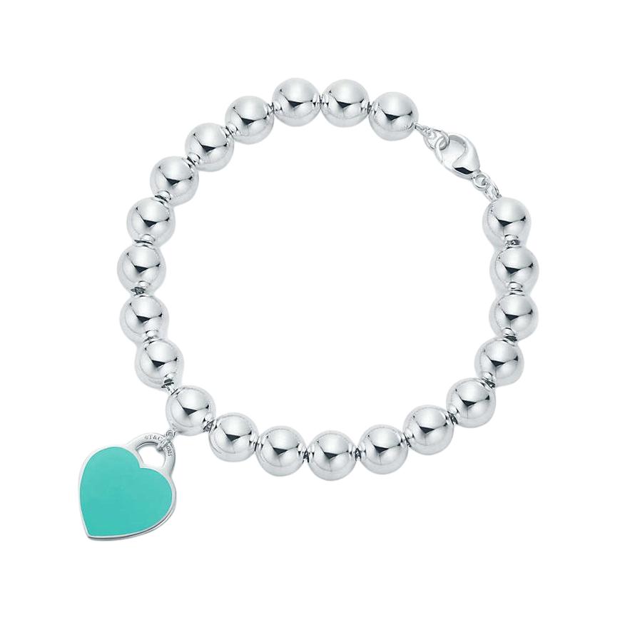 Tiffany & Co.. Logo 925 Silber Armband Damenarmband Hellblau 24763659