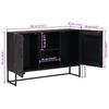 Sideboard Black 105 x 30 x 68 cm