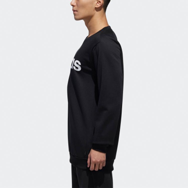 adidas Essentials Comfort Sweatshirt Langarm Pullover Herren Tops Schwarz DM4278