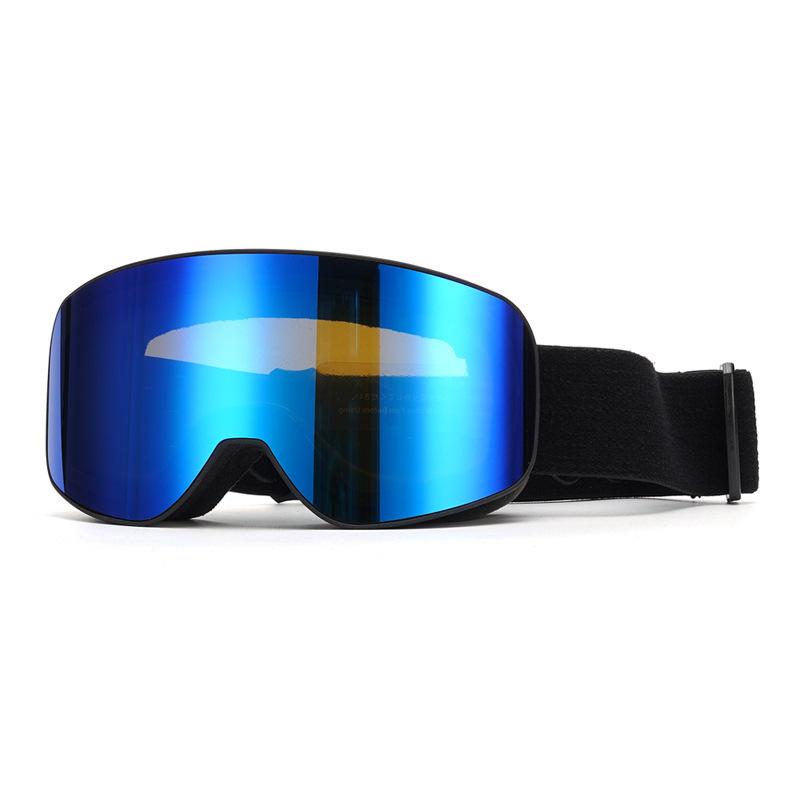 Large Spherical Double-layer Anti-fog Ski Goggles, Sports Sunglasses, Large Frame Outdoor Mountaineering Adult Goggles, Suitable for Myopia
