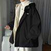Winter Loose Korean Style Workwear Coat Women Thick Fleece Lined Jacket Vintage Fashion Clothes