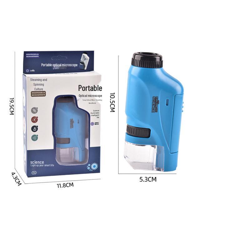 Portable Children's Microscope Set for Science Exploration