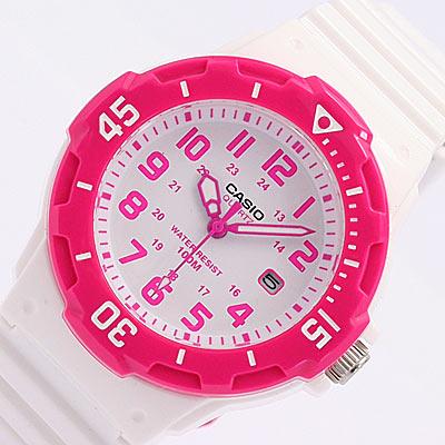 CASIO QUARTZ CASIOQUARTZ LRW-200H-4B Quartz Pink Wrist Watch For Men Women