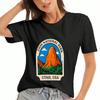 Zion National Park Ladies Cotton T Shirt, Pure Cotton High Quality Print, Durable, Casual And Fashionable, Utah USA Landscape Graphic Tee, Mountain An