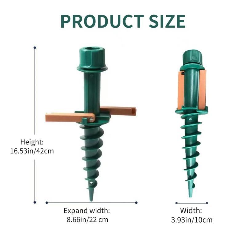 Light Weight Beach Umbrella Stand Universal Angles Regulable Umbrella Pegs Quick Installation On Various Terrains
