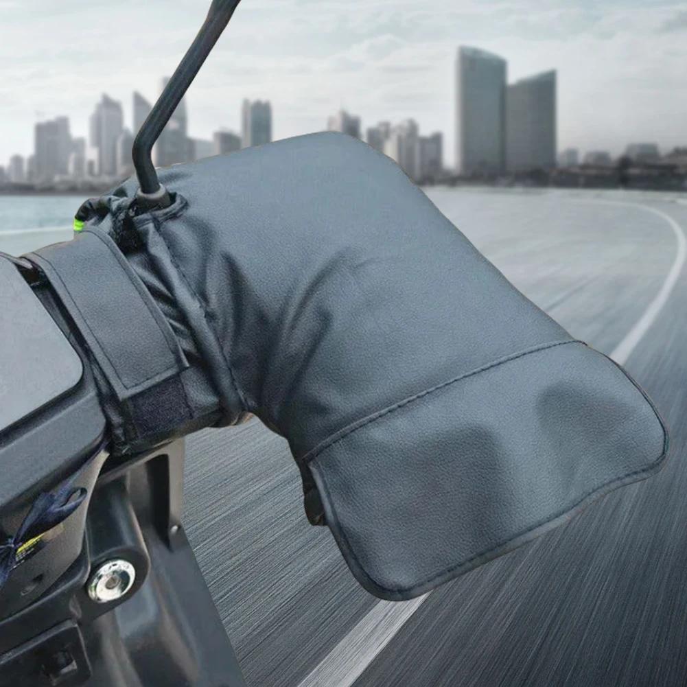 Electric Heating Handlebar Gloves 3 Levels Setting Motorcycle Heating Warm Muffs USB Charging for Bicycle MTB Motorcycle Scooter