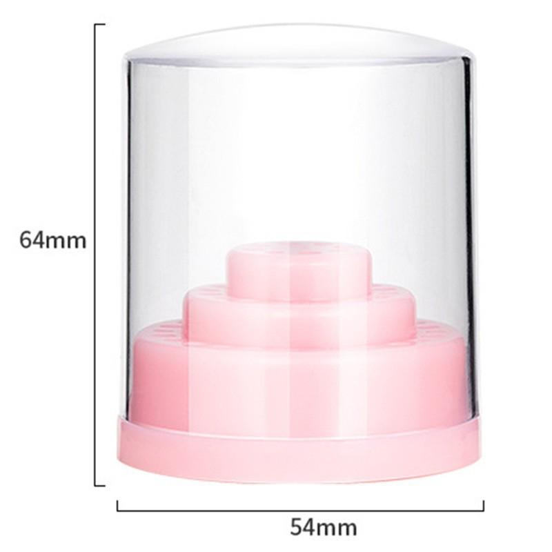Nail Polishing Head Storage Box and Display Stand for Various Styles