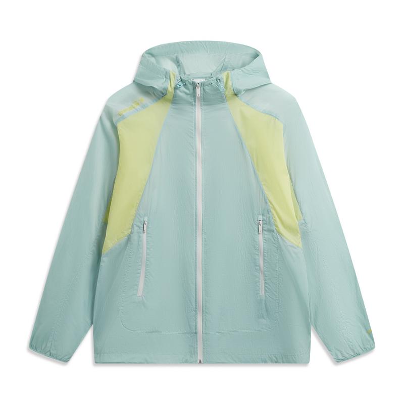 

Li Ning Outdoor CF Color Block UPF 50+ Water-Resistant Ice Feel Comfortable Sun Protection Jacket Unisex jackets Forget-Me-Not-Blue AFDW213-5 XXL