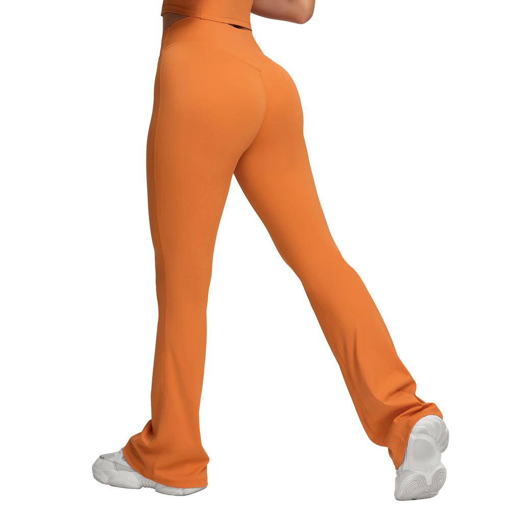 Yoga Pants Women High Waist Flared Leggings With Stretch For Running And Fitness