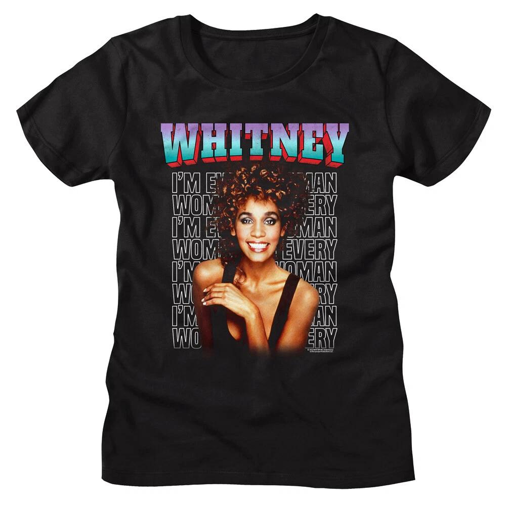 Whitney Houston Every Woman Smile Women s T Shirt 3XL