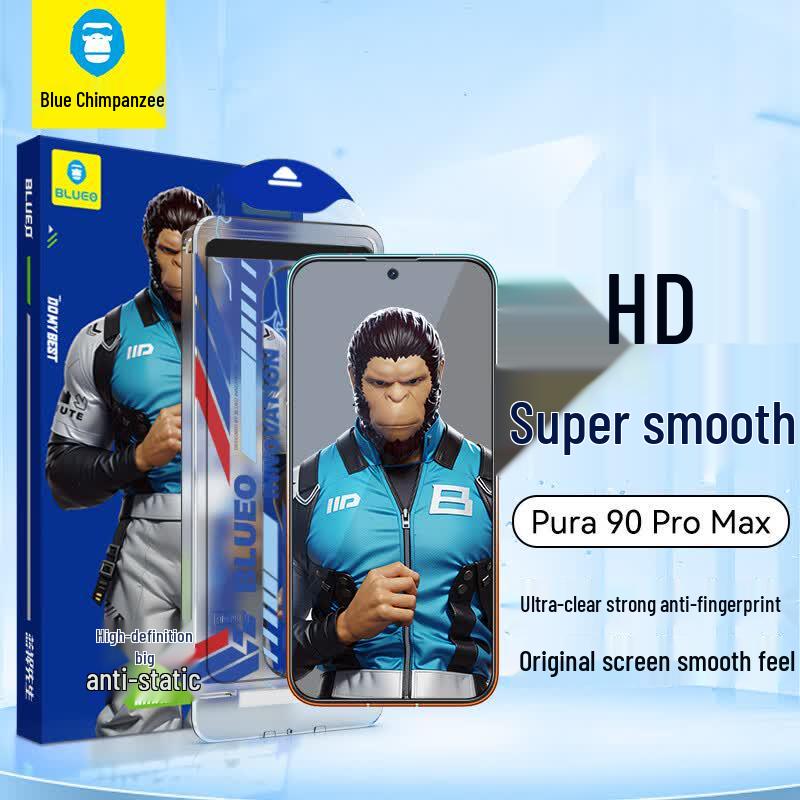 

Huawei Pura 90 Pro Max Ultra-Clear Tempered Glass Screen Protector with Dust-Free Tray