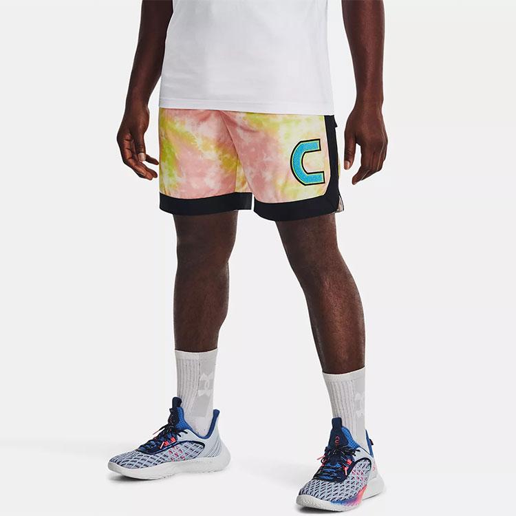 Under Armour Sesame Street Collaboration Series Curry X Sesame Street Letter Print Casual Shorts Men Shorts Multicolor 1370227-001