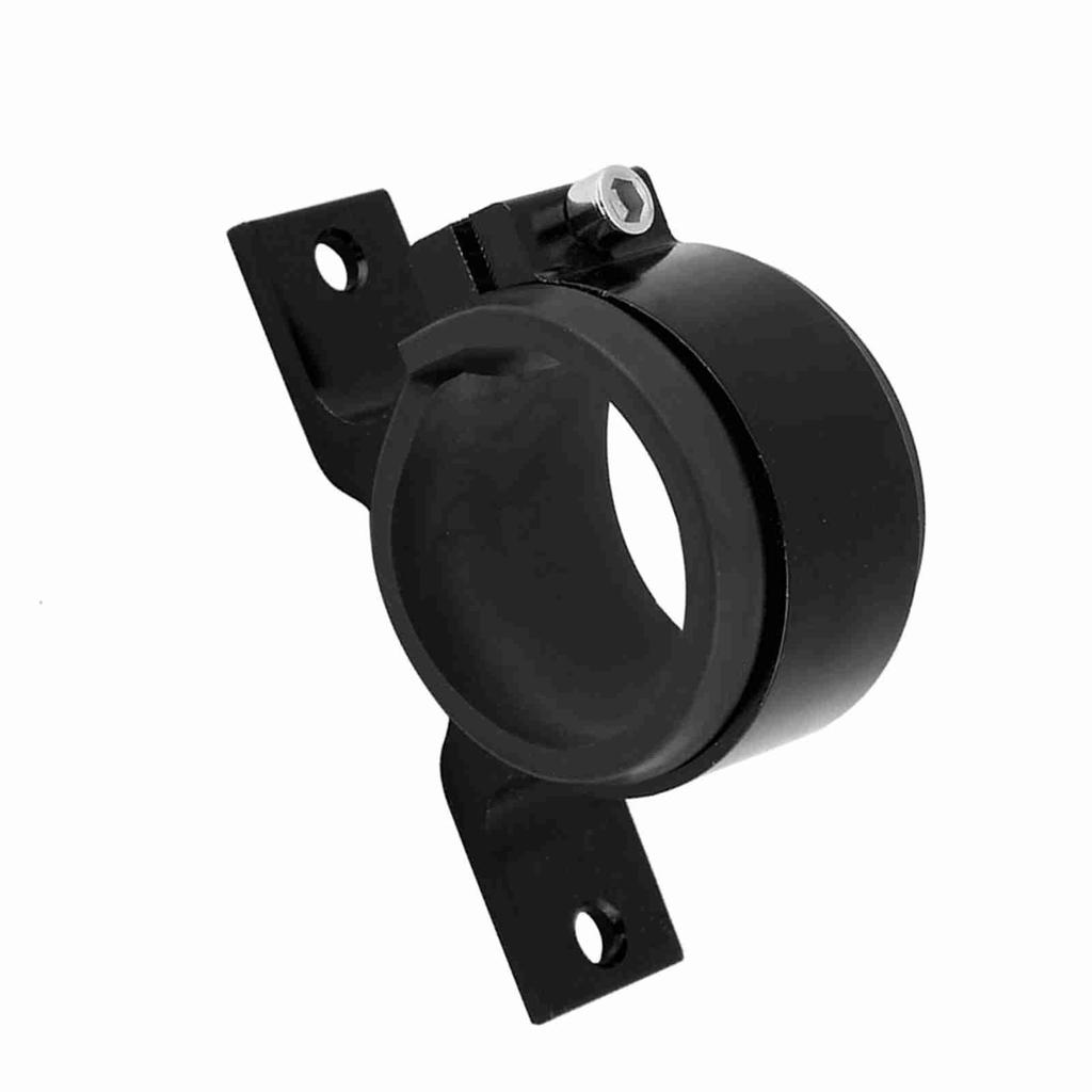Aluminum Alloy 50mm Car Fuel Pump Mounting Bracket Single Filter Clamp Cradle Black