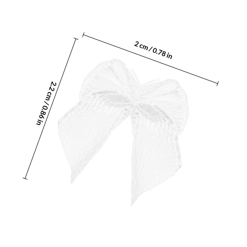 100Pcs Adorable Satin Ribbon Bows Flowers Handmade Hair Bows Accessories for Birthday Christmas Gift Craft Wedding Decor Pink