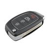 4 Buttons Keyless Entry Shell Flip Folding Remote Key Shell Remote Flip Key Fob Case for Hyundai Tucson Santa Fe IX45 Sonata