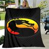 New Cartoon Mortal Kombat Blanket,Flannel Blanket Throw Blanket,Soft Warm Blanket for Living Room Bedroom Beds Sofa Decor Gift