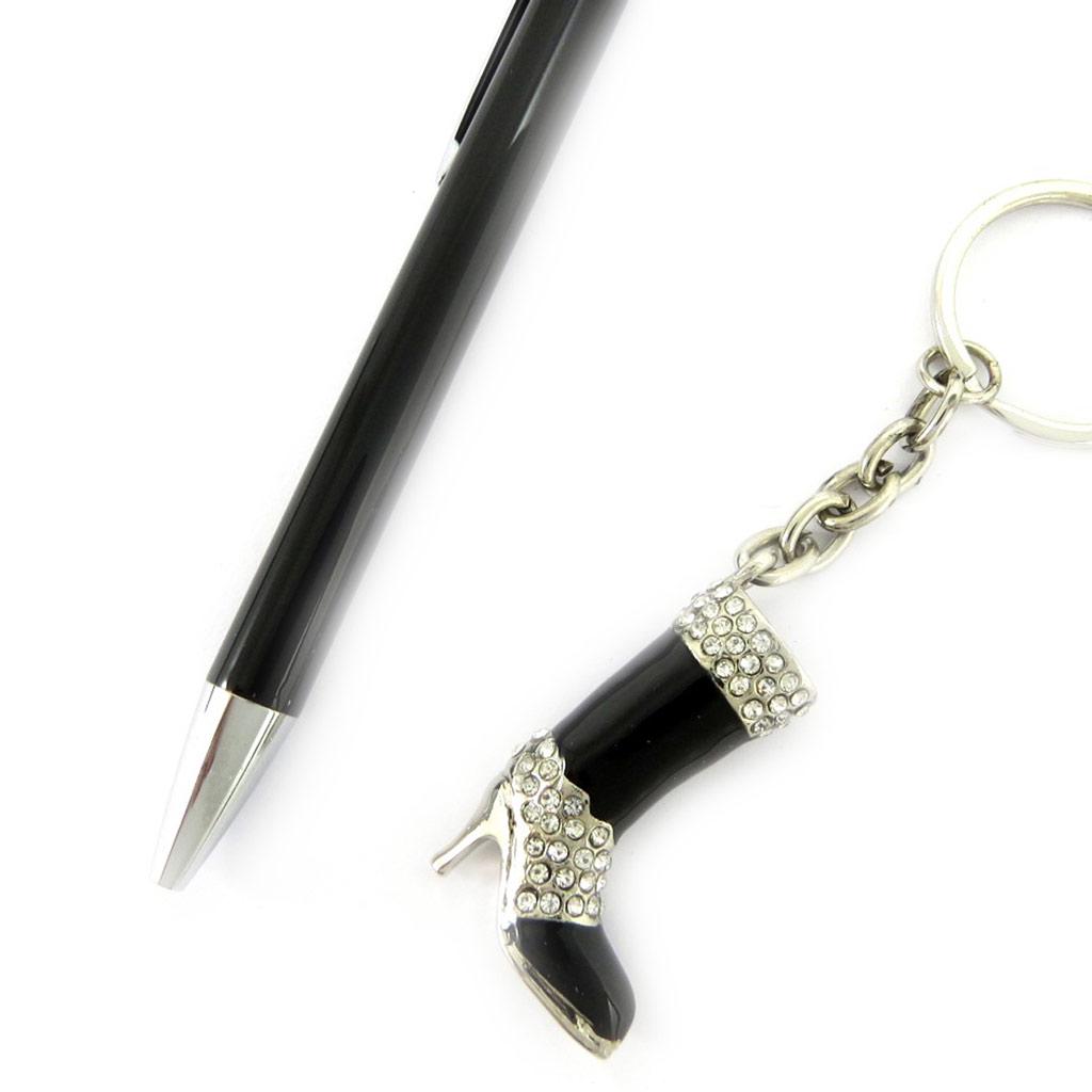 Les Trésors De Lily [L6813] - Coffret 'Sissi' noir (stylo + porte-clés)