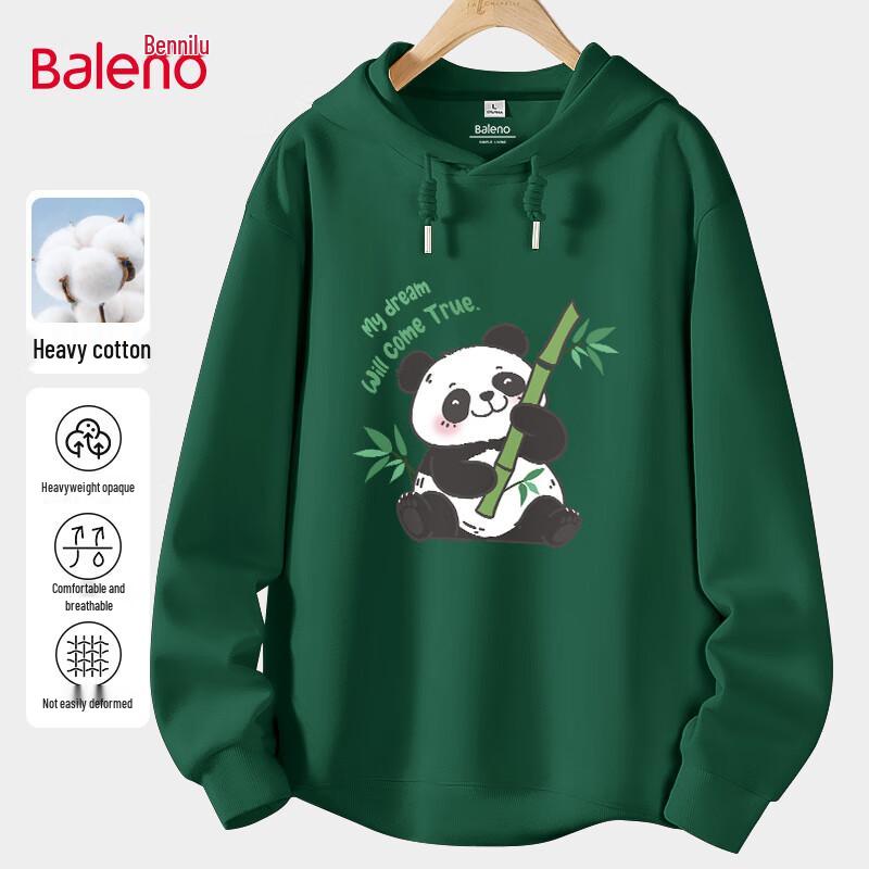 

Baleno Men s Loose Fit Panda Graphic Hooded Sweatshirt 4XL