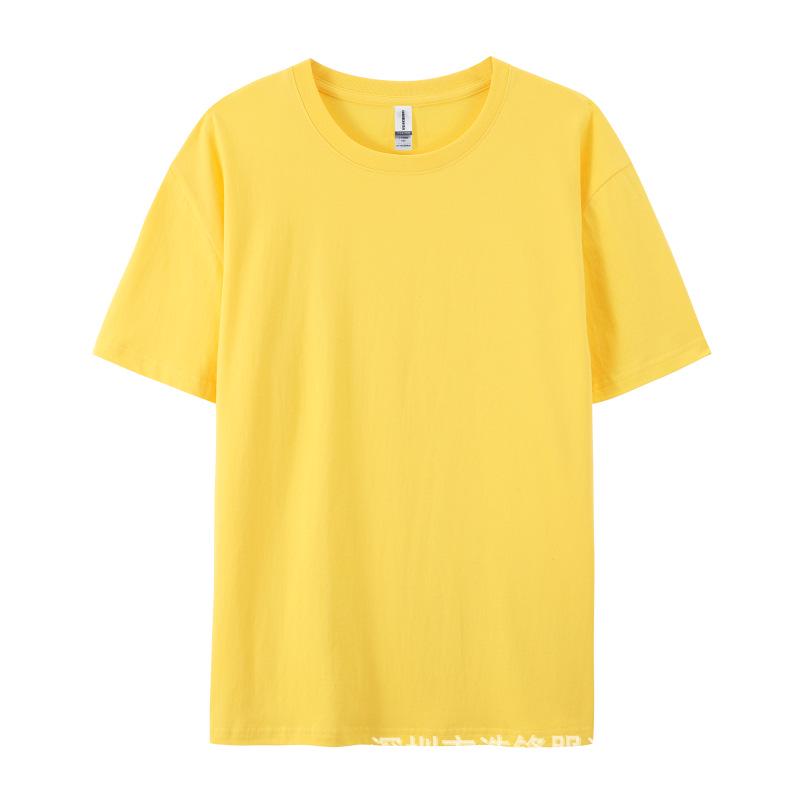 European Pure Cotton T-Shirt with Custom Logo for Events, Workwear, or Corporate Culture Celebrations