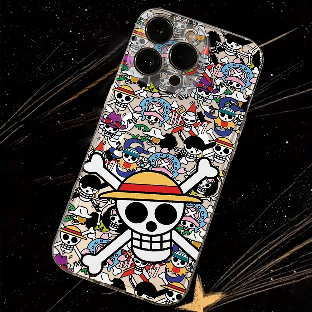 Anime Ones Pieces Luffys Magnetic Phone Case for iPhone 17 16 15 14 13 12 11 8 7 Air Plus Pro Max X XR XSMax Soft Clear Tpu