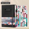 Cross-border A5 Password Notebook with Letter Labels for Account and Website Management