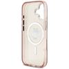 Karl Lagerfeld IML Choupette Sketch Logo MagSafe Case for iPhone 17 Pink