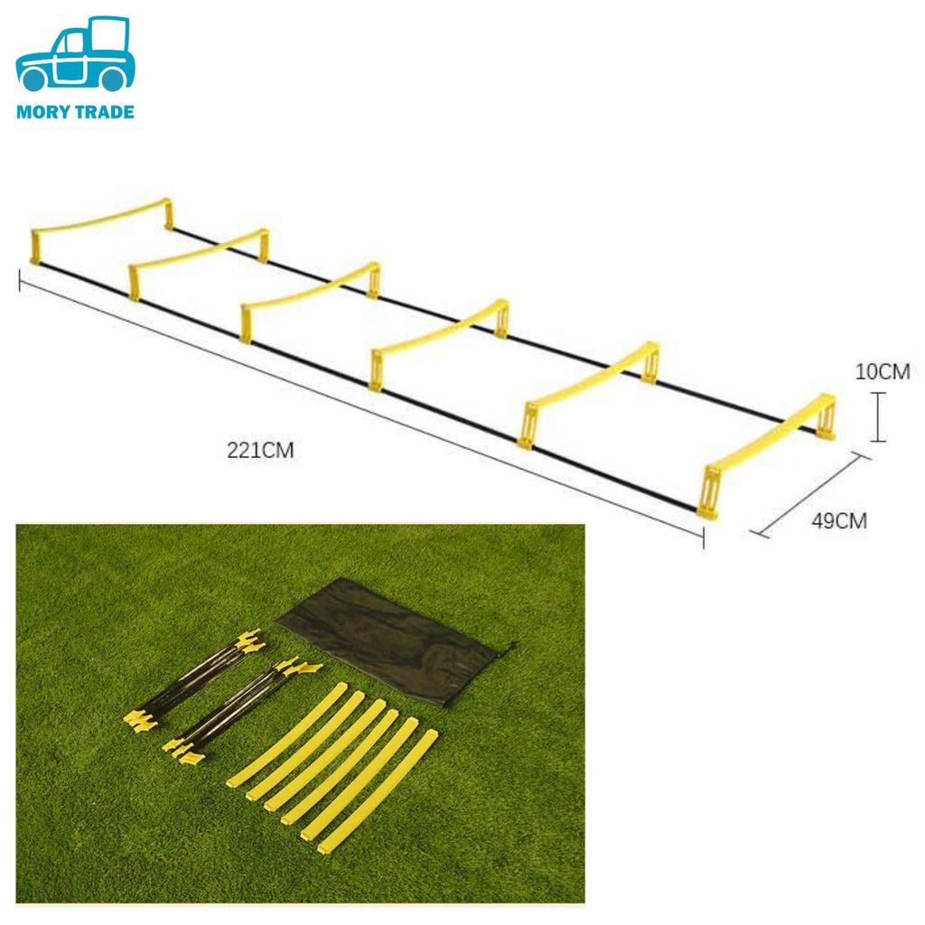 Morytrade 2.2m 3D Training Ladder for Warming Up, Soccer, Futsal, and Track and Field