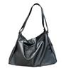 Big Bag, Women's New Vegetable Tanned PU Lazy Style Tote Bag, Light Luxury and High-end Single Shoulder Armpit Bag