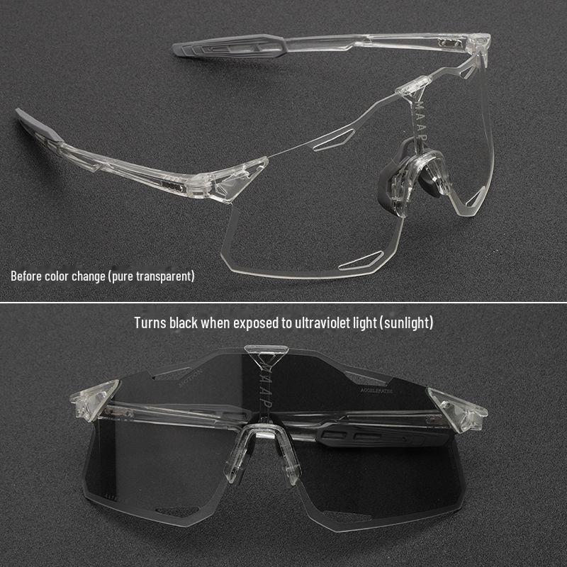 "Polarized UV-Proof Cycling Glasses - Windproof & Lightweight for Outdoor Sports, Free Shipping."