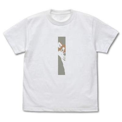 COSPA Shiba Inu and Haru-san At the End of the World T-Shirt, White, Size L