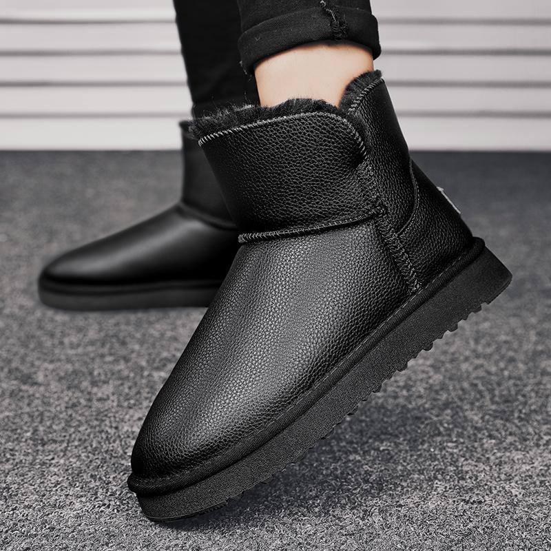 Winter Women's Warm Comfortable Fashionable All-Match Snow Cotton Boots Thickened Fleece Lined Snow Boots