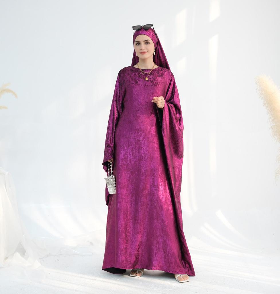 Loriya2025 Elegantes Patchwork Abaya Kleid LR778