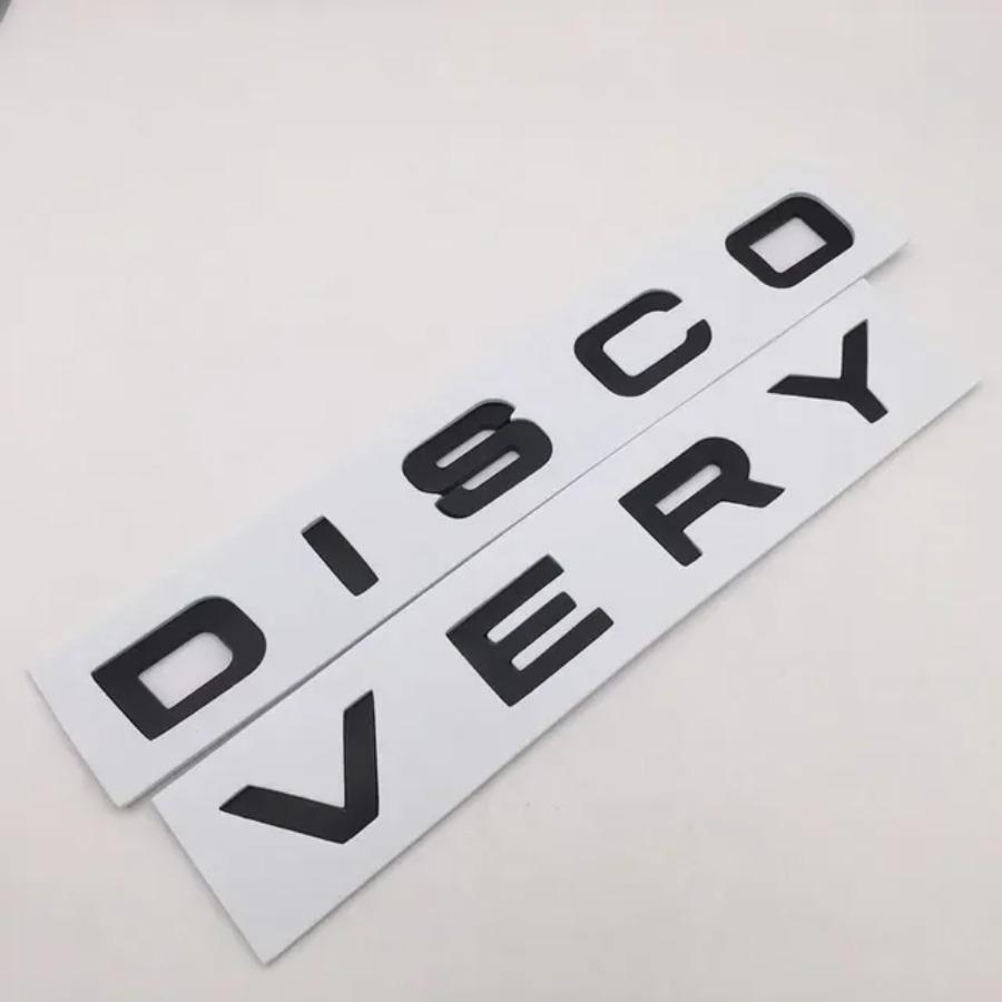 Per Discovery Sports Emblema Discovery 4 3 5 2 TD5 Accessori ABS 3D Cromo Lettere Auto Cofano Anteriore Logo Distintivo