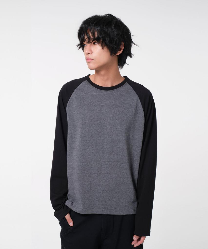 DIVEIN Raglan Long Sleeve (Charcoal)