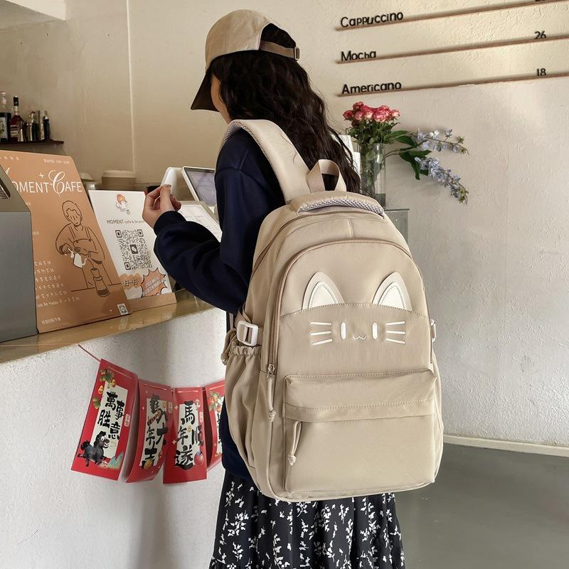 Schoolbag1011 new high school student schoolbag versatile cute lightweight travel large capacity backpack computer backpack