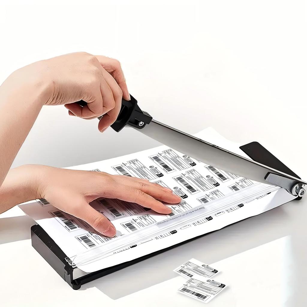 Shigure Paper Cutter Mini Paper Compatible with and B5 Cutting Machine for Copy Business Laminating Office Commercial and Home Corner Scissors White
